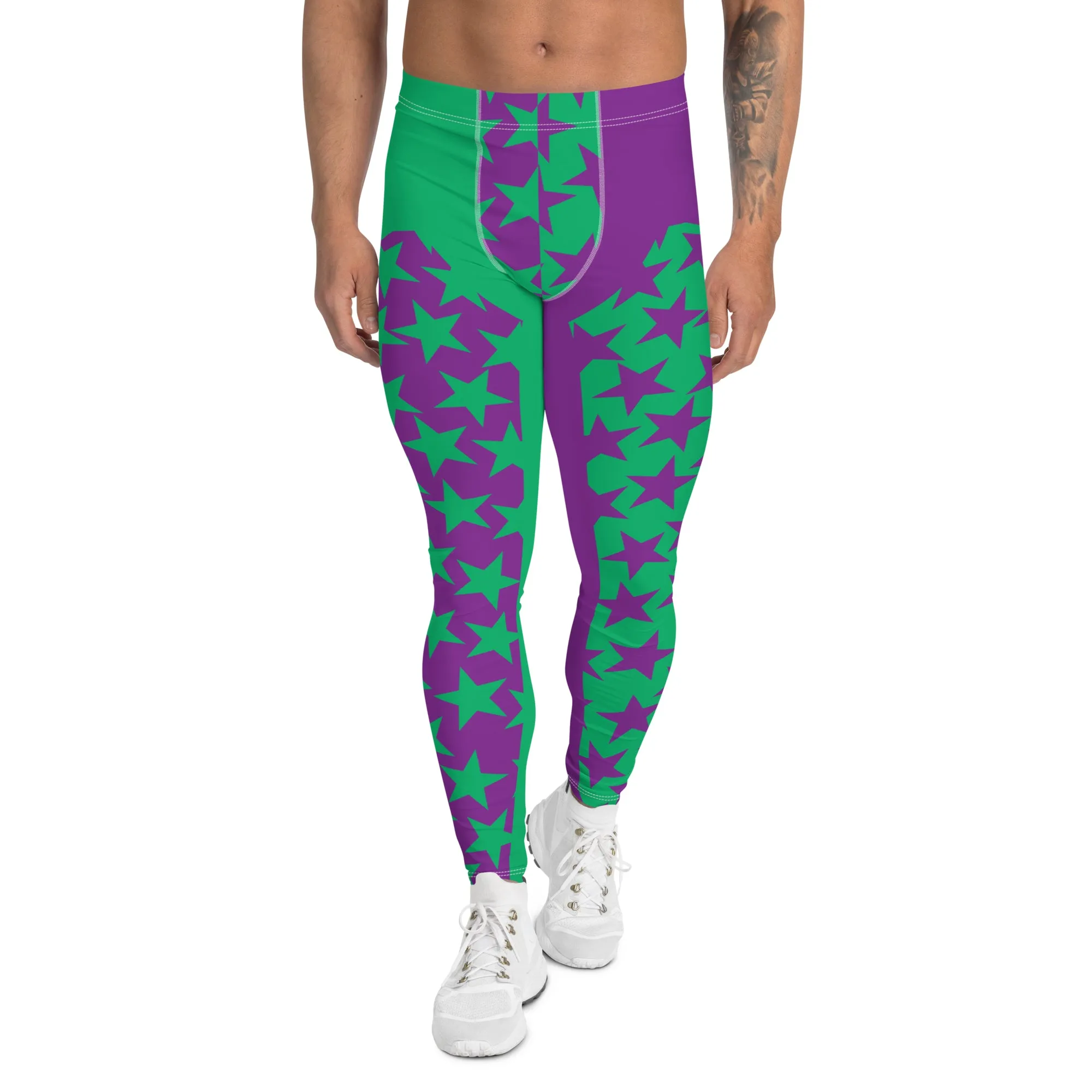 Mens Leggings, Pro Wrestling Stars