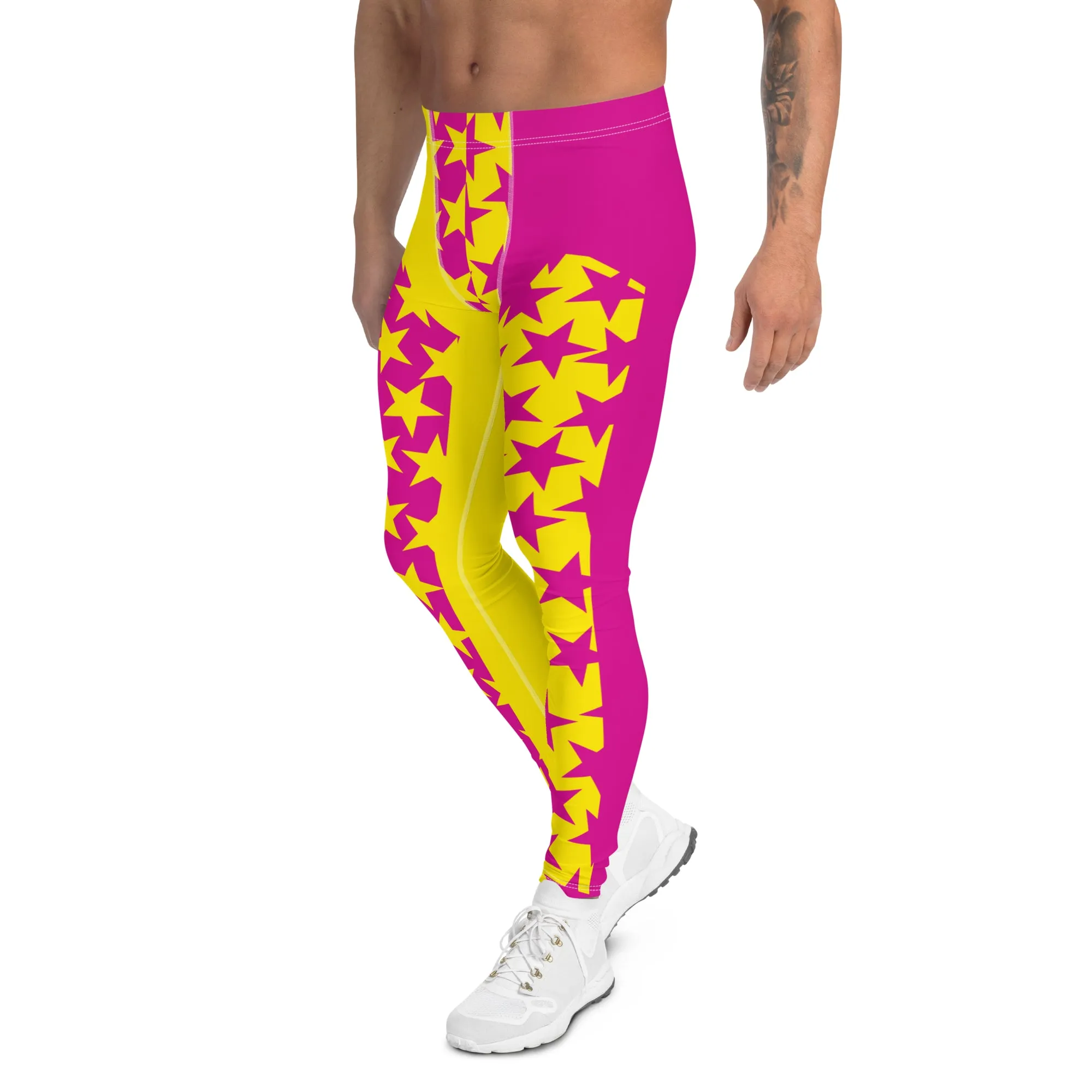 Mens Leggings, Pro Wrestling Stars