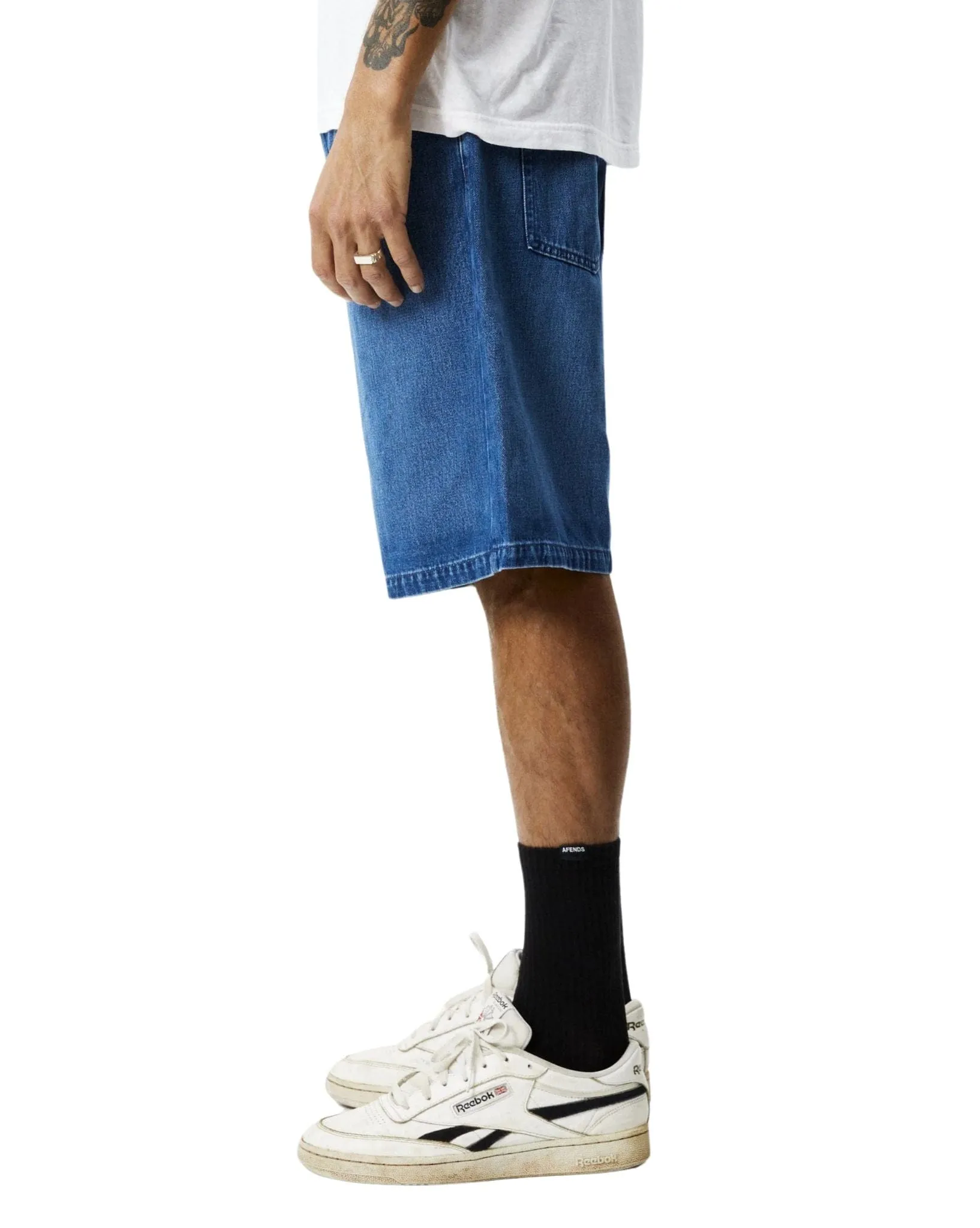 Mens Lil C - Hemp Denim Baggy Shorts