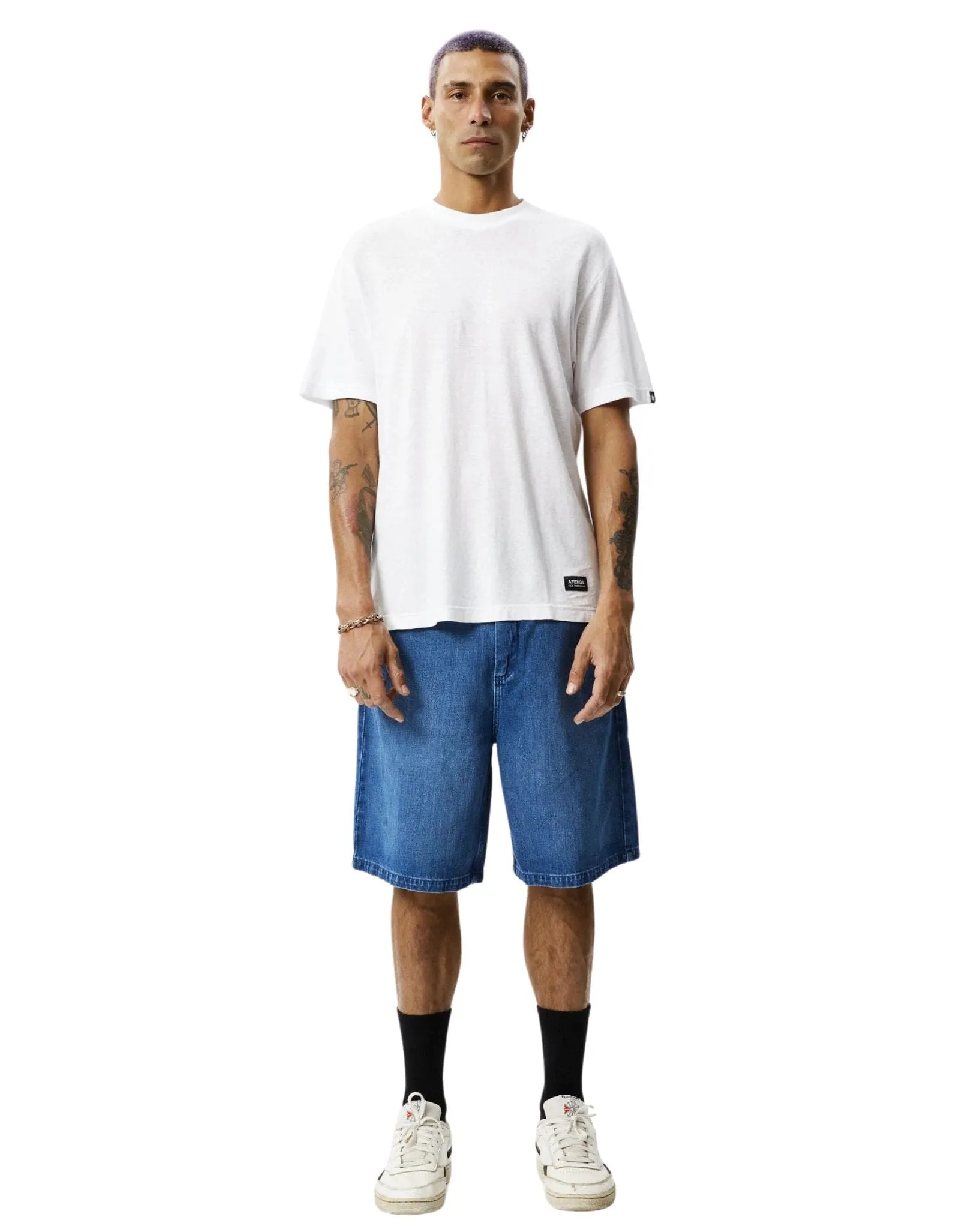 Mens Lil C - Hemp Denim Baggy Shorts