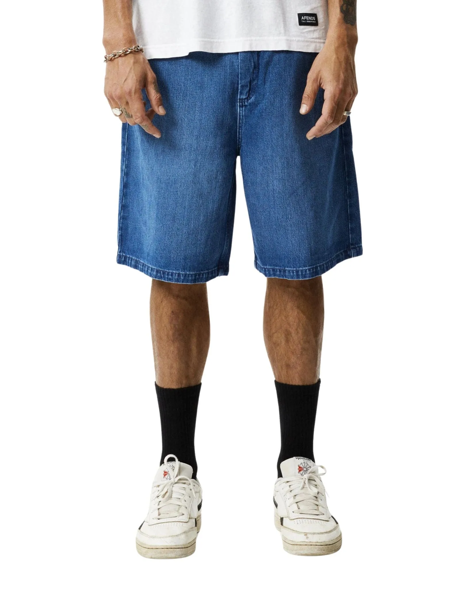 Mens Lil C - Hemp Denim Baggy Shorts
