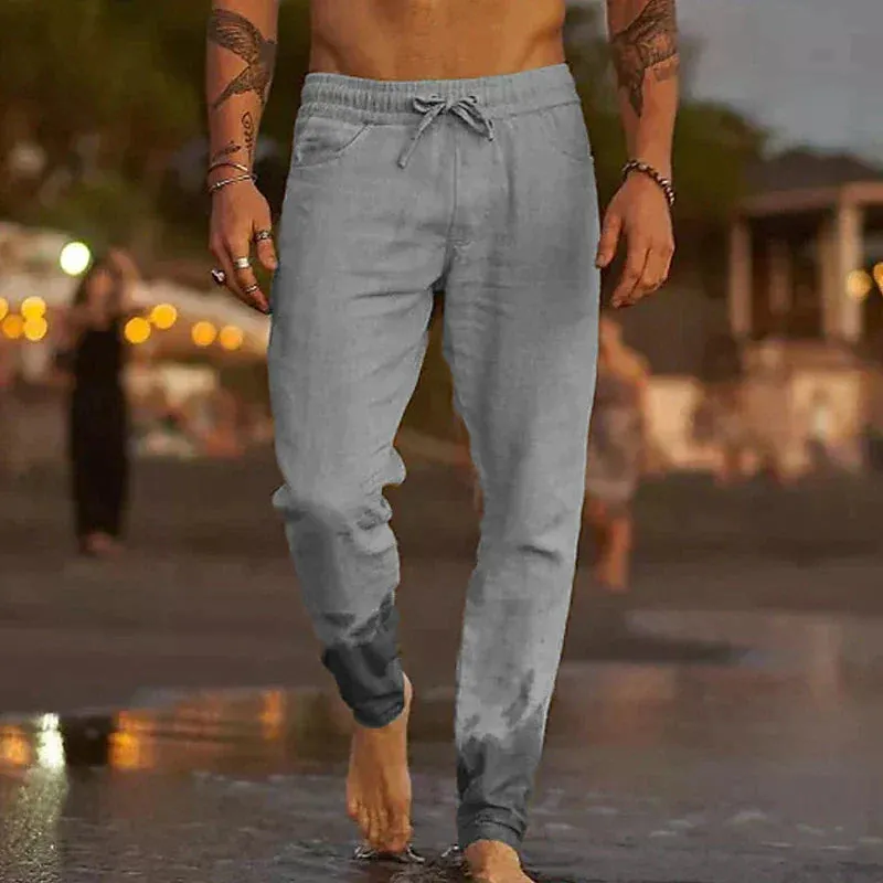 Men's Linen Trousers: Maiko Casual Style