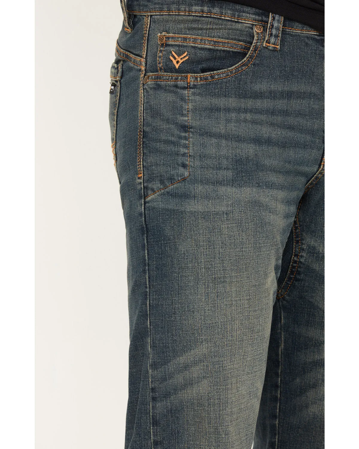 Men's Medium Wash Bootcut Work Jeans