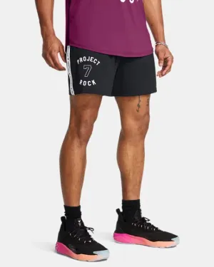 Men's Project Rock Mesh Badge Of Honor Shorts