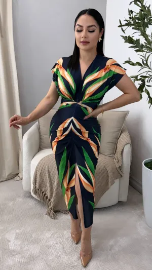 MERCEDES NAVY DRESS