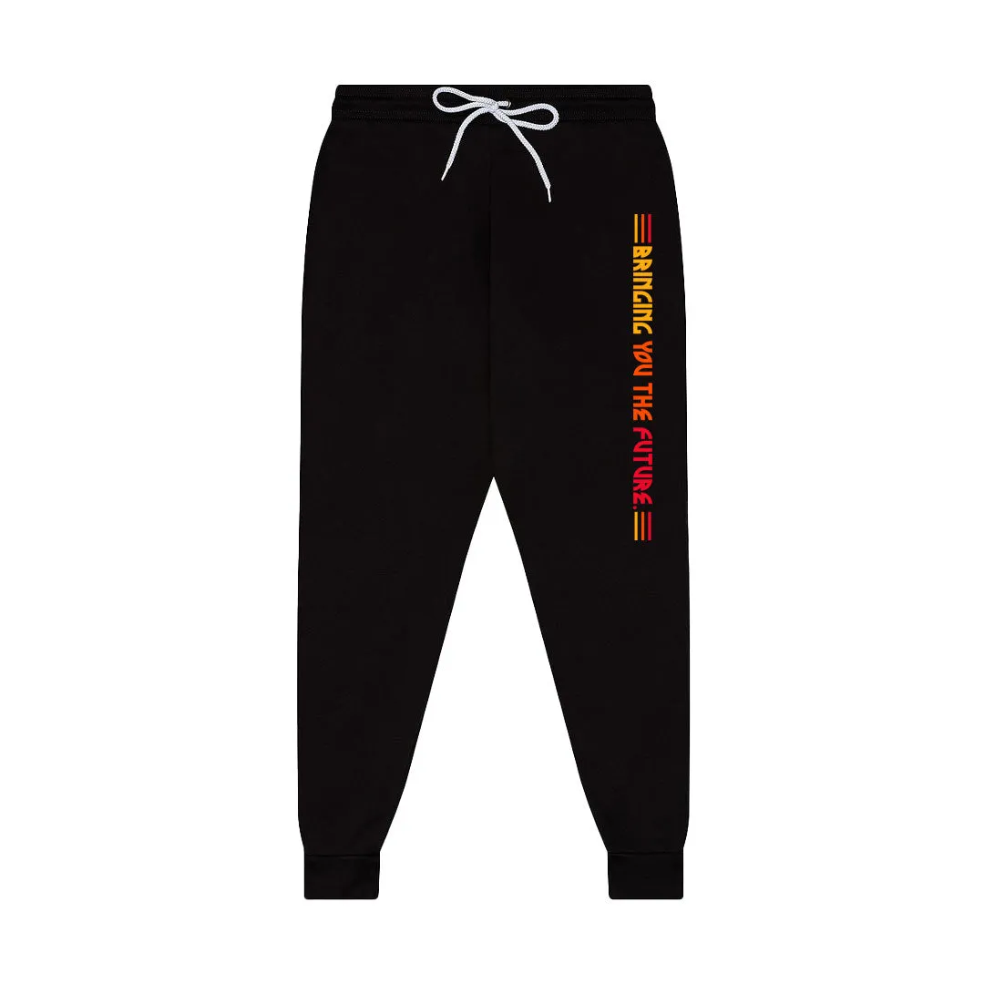 Metal Logo Joggers Black