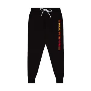 Metal Logo Joggers Black
