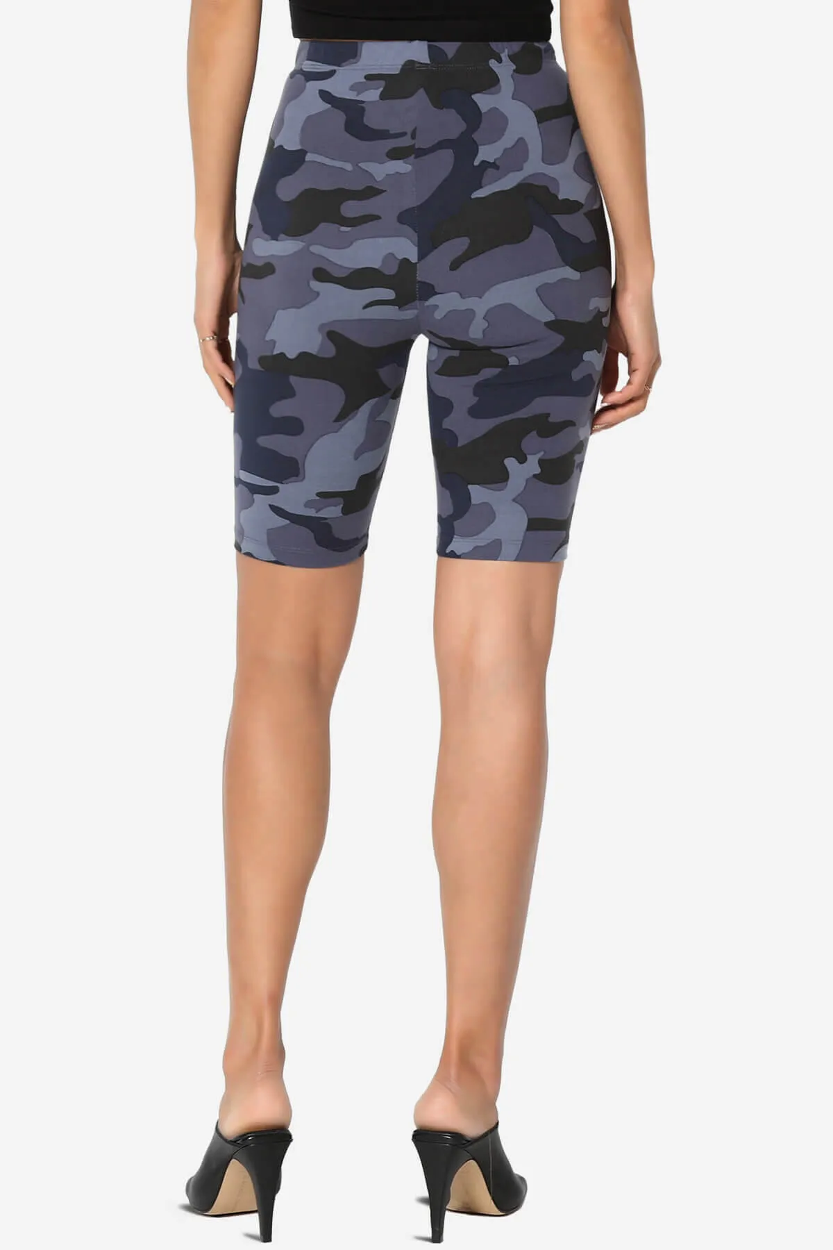 Michigan Camo Print Microfiber Bike Short Leggings