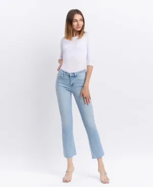Mid Rise Ankle Bootcut Jeans