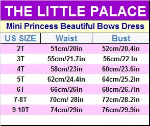 Mini Princess Beautiful Bows Dress Priority Shipping