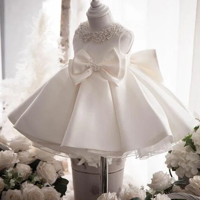 Mini Princess Beautiful Bows Dress Priority Shipping