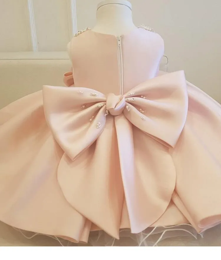 Mini Princess Beautiful Bows Dress Priority Shipping