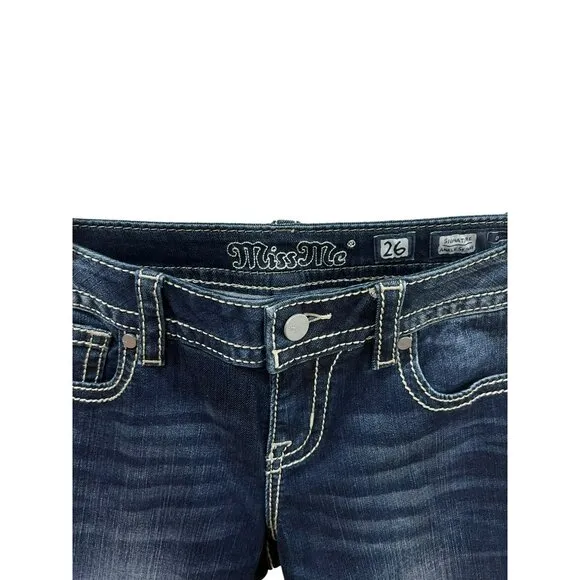 Miss Me Jeans | Miss Me Born To Be Boho Signature Ankle Skinny Jean's| Color: Bl