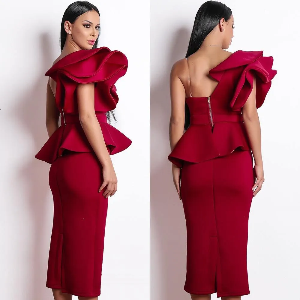 Missord Elegant Club Bodycon Off Shoulder Bandage Dress