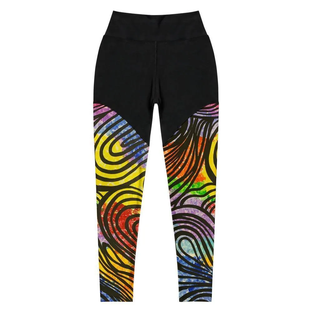 Moon's Wall Sports Leggings