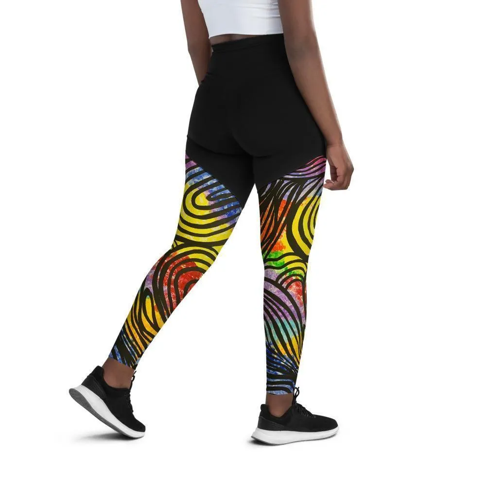 Moon's Wall Sports Leggings