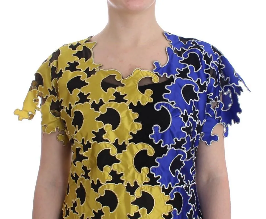 Multicolor Sheath Wiggle Dress