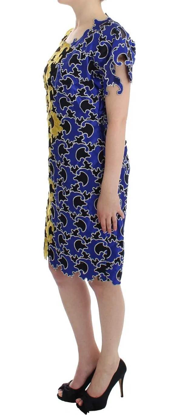 Multicolor Sheath Wiggle Dress