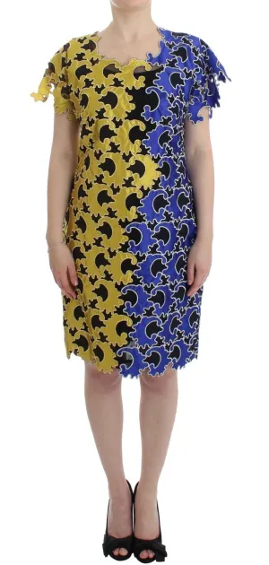 Multicolor Sheath Wiggle Dress