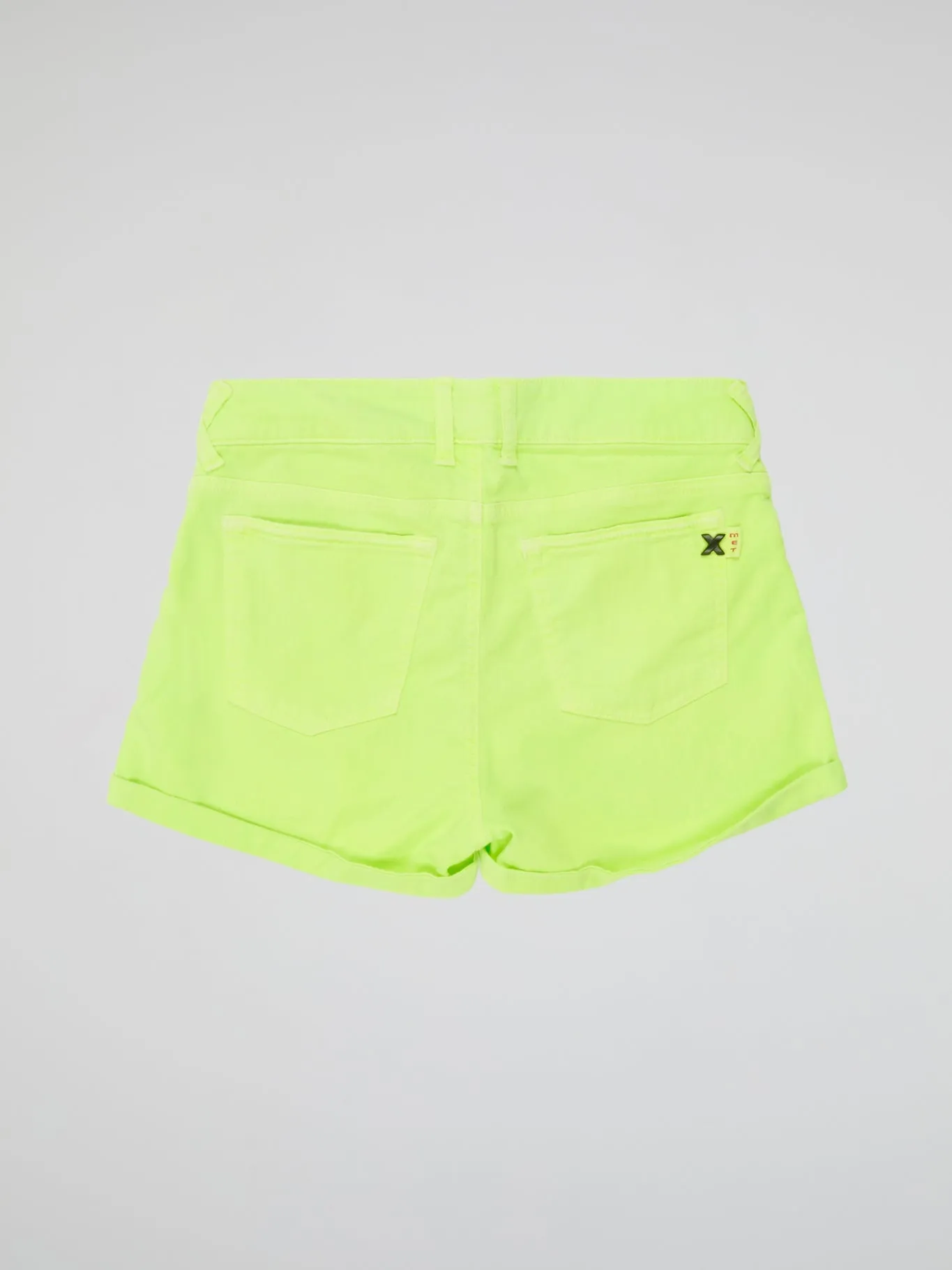 Neon Denim Shorts