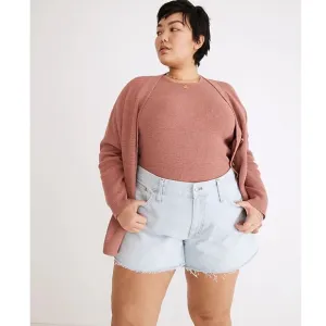 New Madewell Plus Relaxed Denim Shorts in Essen Wash Size 20