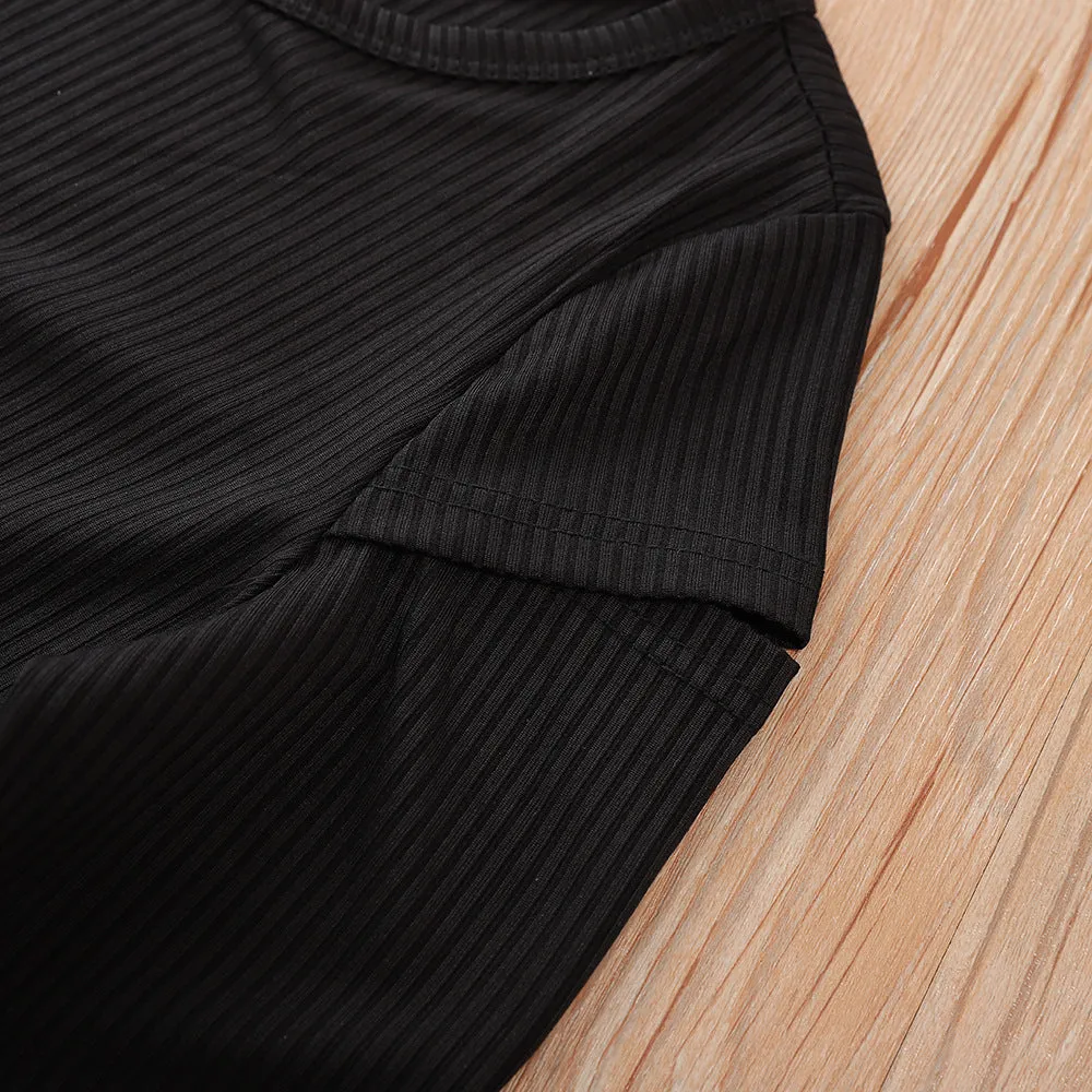 New Pure Color Sexy Off-the-shoulder Thread High Elastic Slim Bottoming Dress