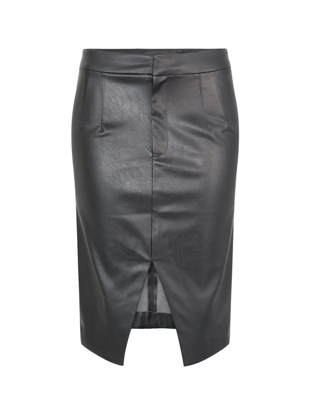Nonchalant Leo Vegan Leather Skirt in Black