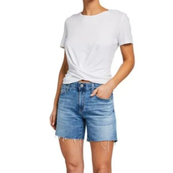 NWOT‎ ADRIANO GOLDSCHMIED Becke Cutoff Denim Shorts, (Size 32)