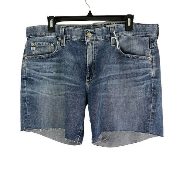 NWOT‎ ADRIANO GOLDSCHMIED Becke Cutoff Denim Shorts, (Size 32)