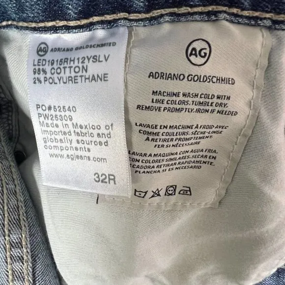 NWOT‎ ADRIANO GOLDSCHMIED Becke Cutoff Denim Shorts, (Size 32)