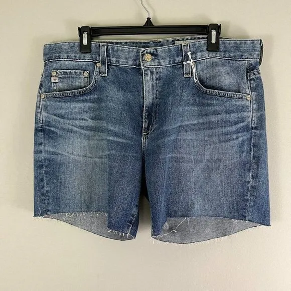 NWOT‎ ADRIANO GOLDSCHMIED Becke Cutoff Denim Shorts, (Size 32)