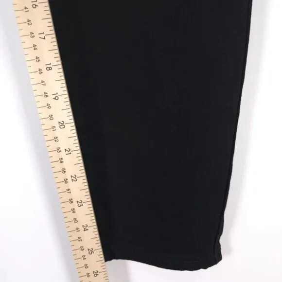 NWOT REBECCA MINKOFF Tapered Black Jeans High Rise Cotton Rayon Poly Spandex 18W