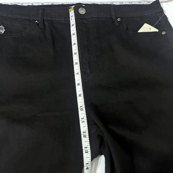 NWT-Women's Artelier Delancey Black High Rise Skinny Jeans Size 32