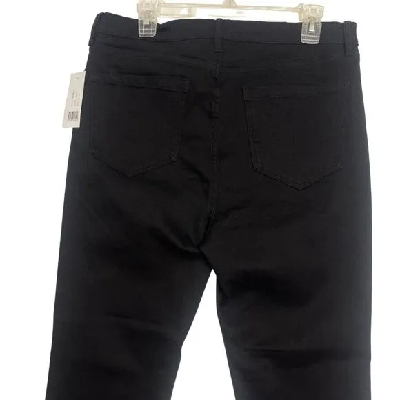 NWT-Women's Artelier Delancey Black High Rise Skinny Jeans Size 32