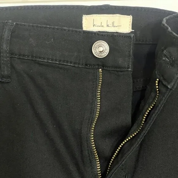 NWT-Women's Artelier Delancey Black High Rise Skinny Jeans Size 32