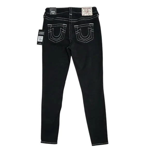 NWT’s True Religion Jennie Curvy Mid-Rise Super Skinny Jeans, Size 28