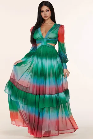 OMBRE MAXI DRESS