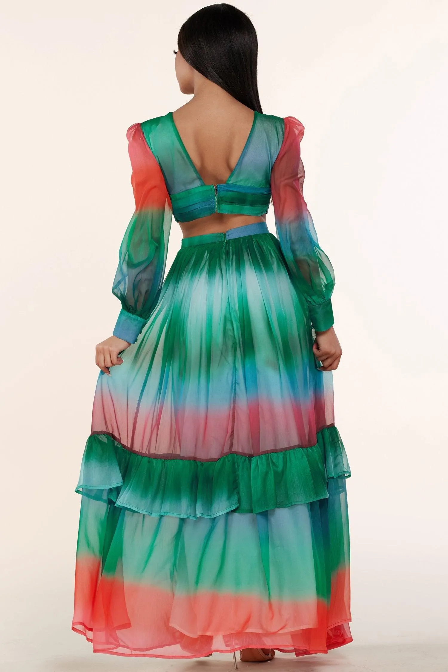 OMBRE MAXI DRESS
