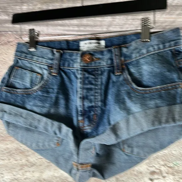 OneTeaspoon Bandit Denim Shorts size 25   A61