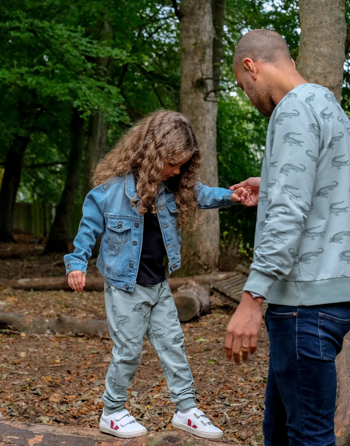 Organic Cotton Joggers Crocodile