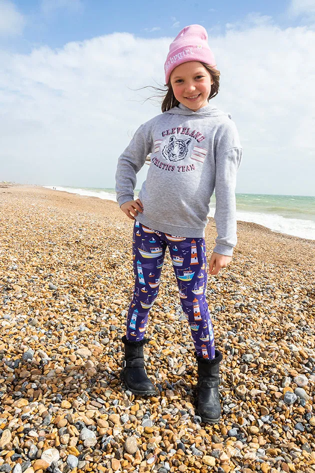 Out To Sea Children’s Active Leggings