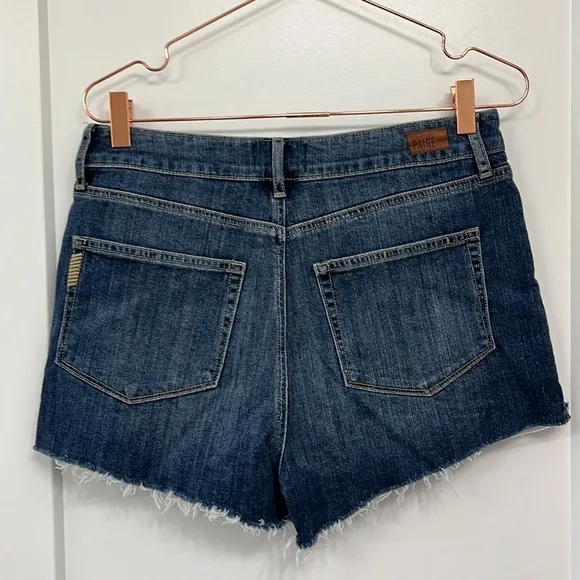 PAIGE denim shorts.