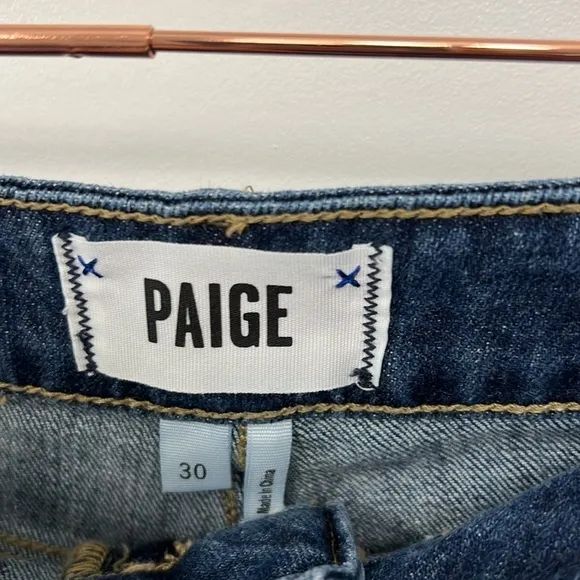 PAIGE denim shorts.