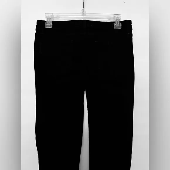 Paige Skyline Skinny Black Jeans - Size 29, Stretchy Mid-Rise Denim
