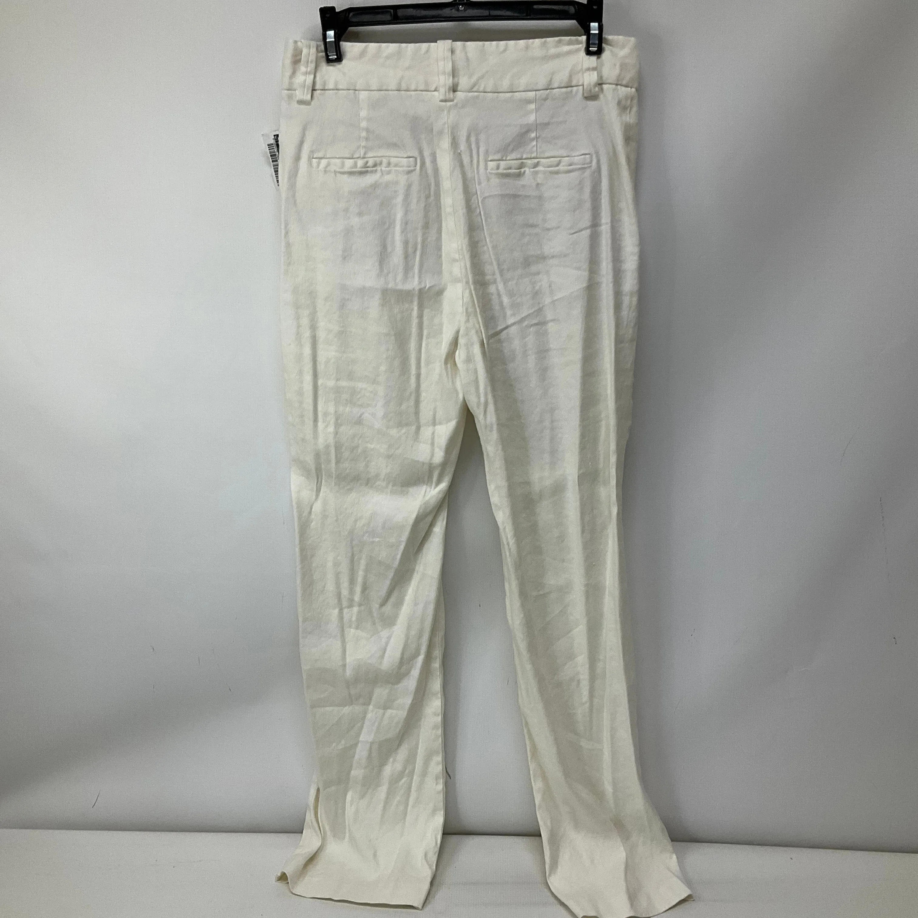 Pants Linen By Cmb In White, Size: 6