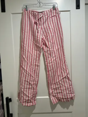 Pants Linen By Express In Red, Size: 2
