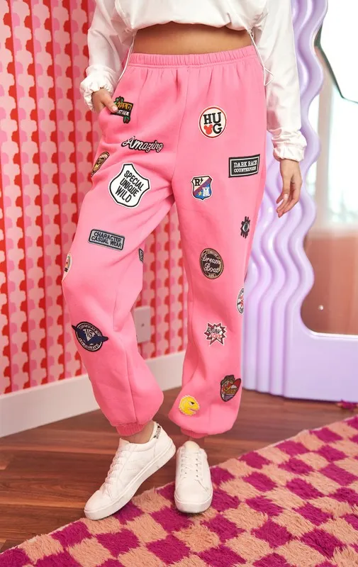 Patch Work Joggers
