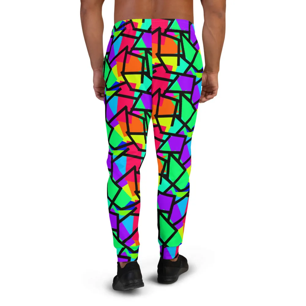 Patterned Men's Joggers | Cupcake Diagonals