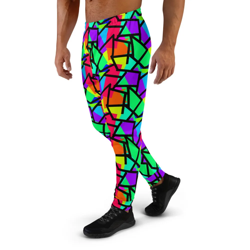 Patterned Men's Joggers | Cupcake Diagonals