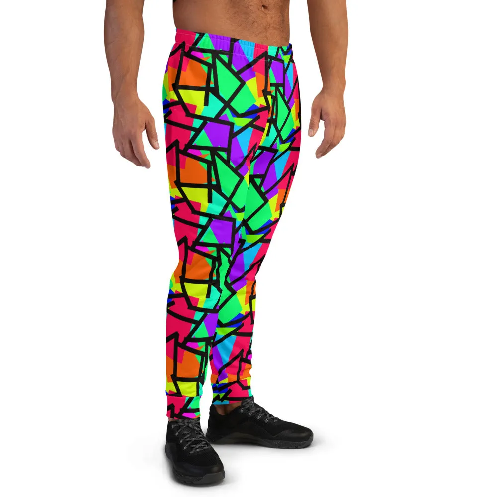 Patterned Men's Joggers | Cupcake Diagonals